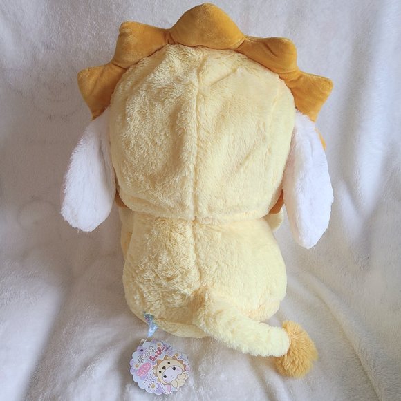 Pote Usa Loppy - Animal Costume XL Plushy - Yellow Lion - Picture 5 of 7